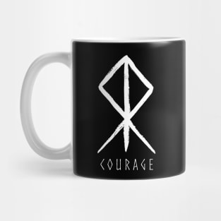 Courage Rune - Norse Viking Bind Rune Mug